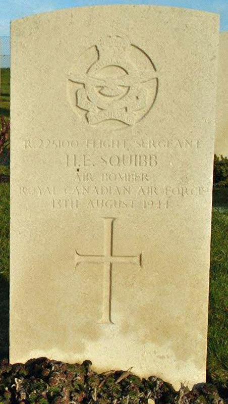 F/Sgt Harold Edward Squibb<br /><br /><br />died on active duty - August 13th, 1944